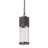 Avery Home Lighting Lestat Black 1 Light Outdoor Chain Light
