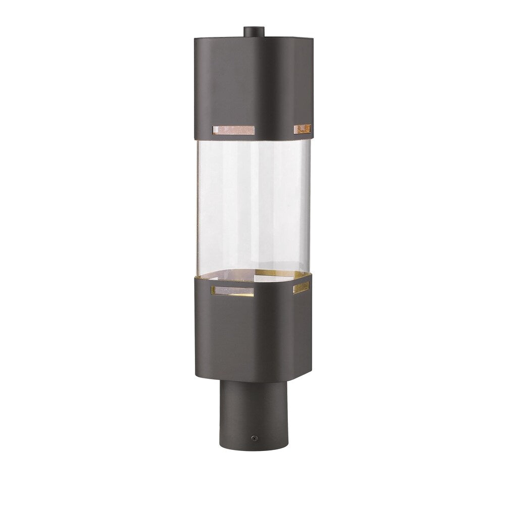 Avery Home Lighting Lestat Deep Bronze 1 Light Outdoor Post Head