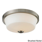 Avery Home Lighting Montego 2-light Matte Opal Glasss Flush Mount