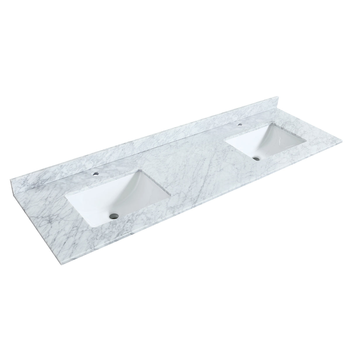 Avery Marble Top 72-inch Double Square Sink Vanity