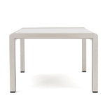 Aviara Aluminum Loveseat and Coffee Table by Christopher Knight Home