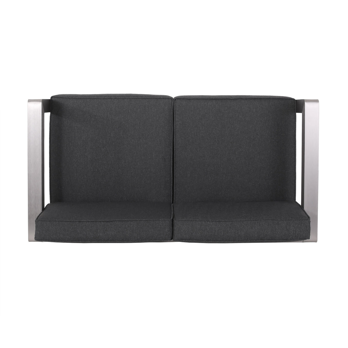 Aviara Aluminum Loveseat and Coffee Table by Christopher Knight Home