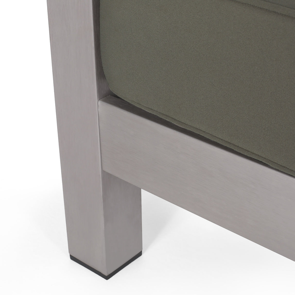 Aviara Outdoor 4-Seater Aluminum Chat Set with Tempered Glass-Topped Coffee Table by Christopher Knight Home