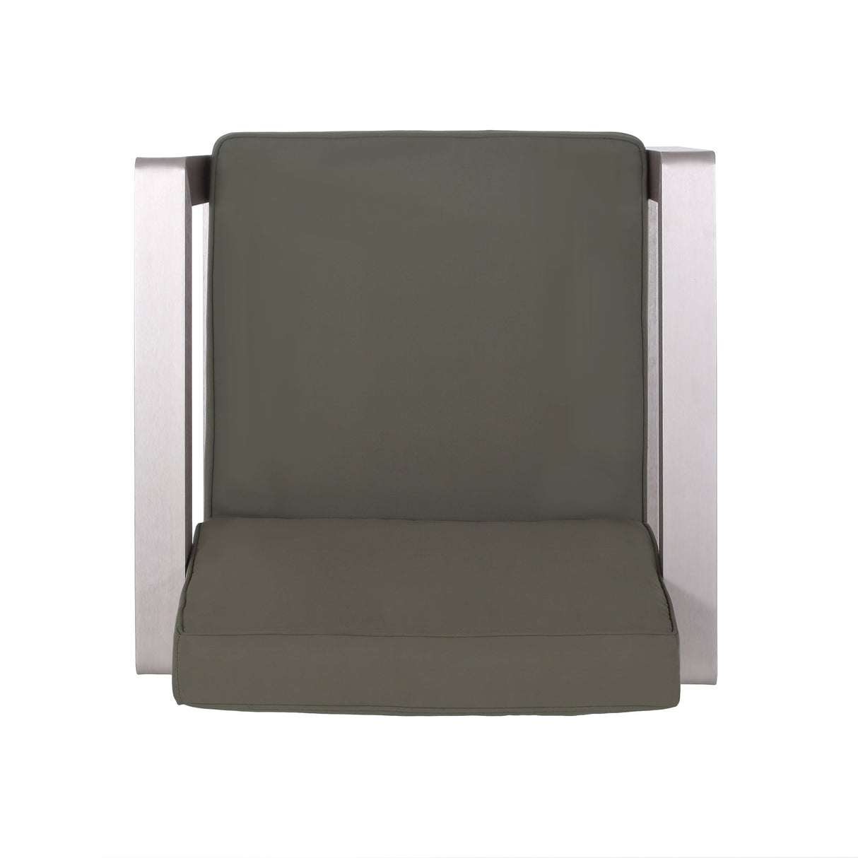 Aviara Outdoor 4-Seater Aluminum Chat Set with Tempered Glass-Topped Coffee Table by Christopher Knight Home