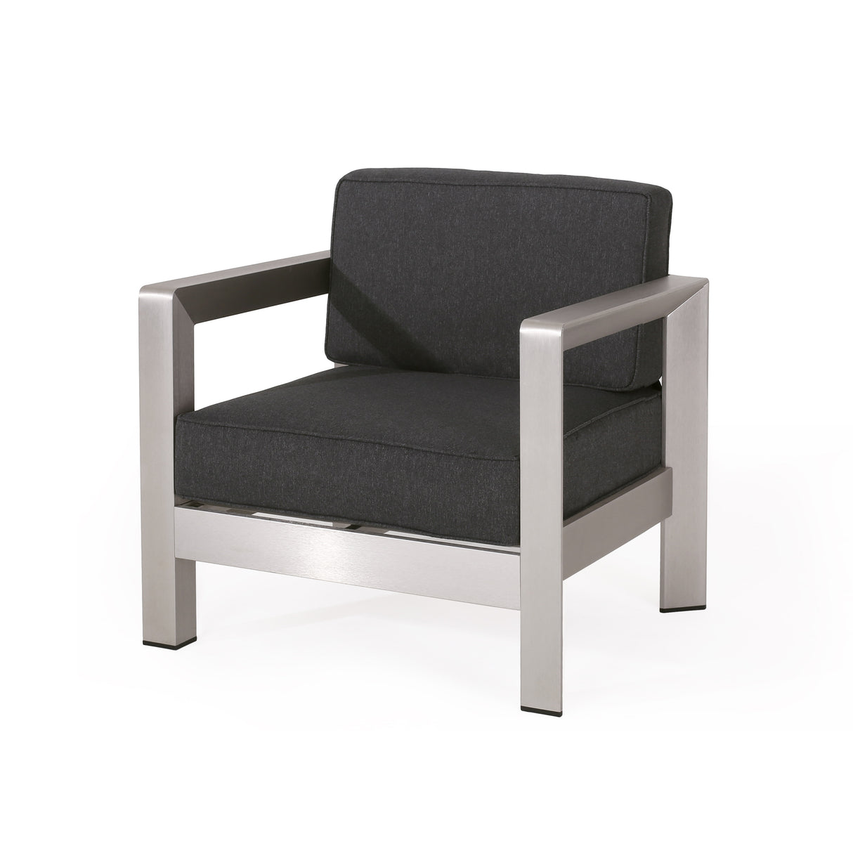 Aviara Outdoor Aluminum Club Chairs (Set of 4) by Christopher Knight Home