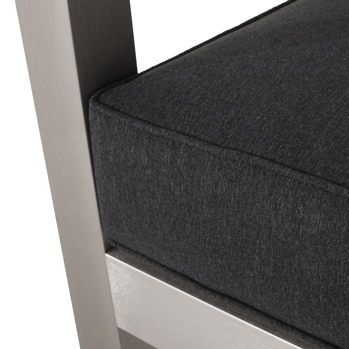 Aviara Outdoor Aluminum Club Chairs with Wicker-Topped Side Table by Christopher Knight Home