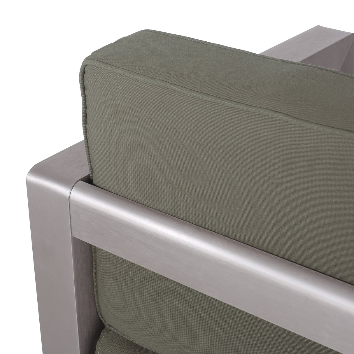 Aviara Outdoor Aluminum Club Chairs with Wicker-Topped Side Table by Christopher Knight Home