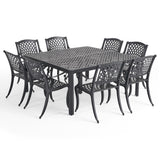Aviary Aluminum 9-piece Outdoor Dining Set by Christopher Knight Home