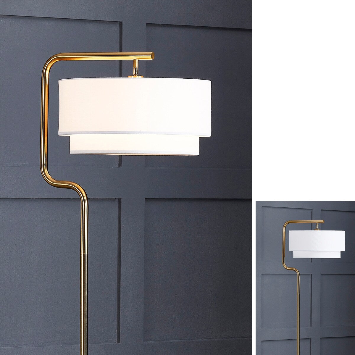 Aviate 63"H Metal Floor Lamp