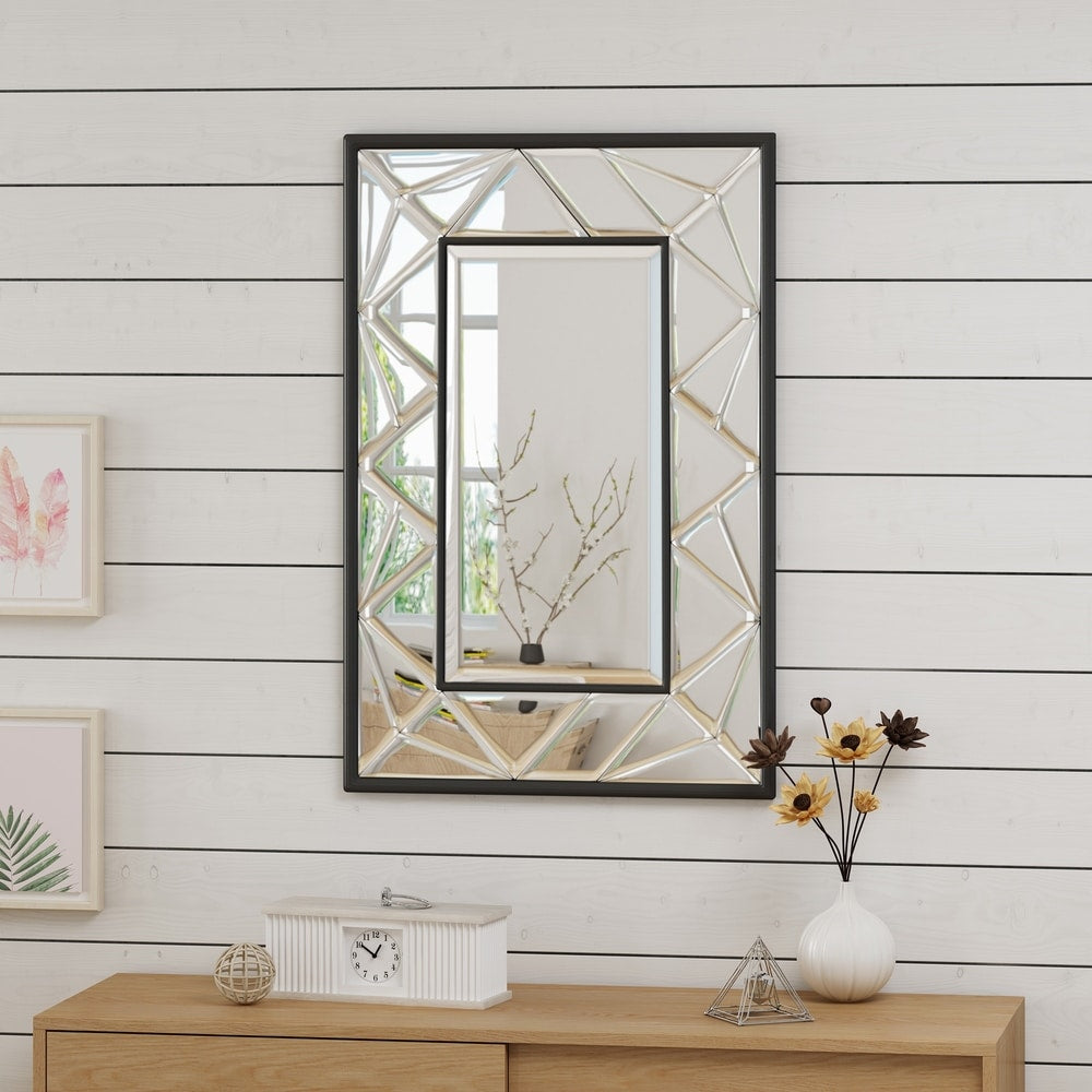 Avita Glam Wall Mirror by Christopher Knight Home - Clear - N/A