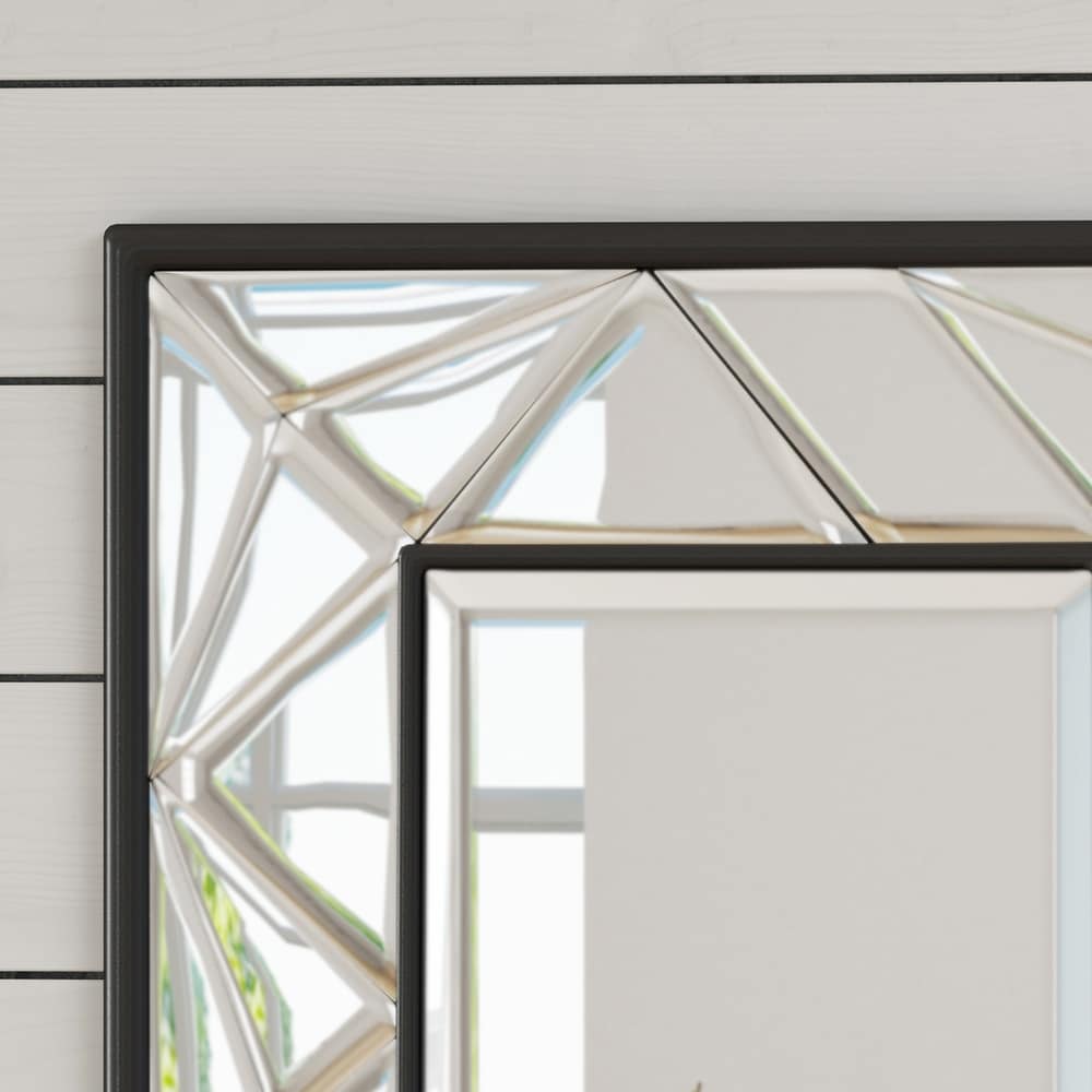 Avita Glam Wall Mirror by Christopher Knight Home - Clear - N/A