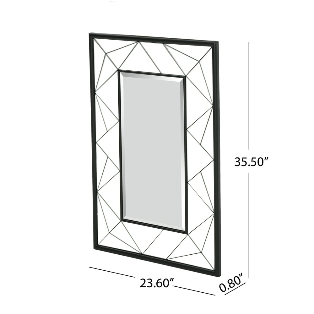 Avita Glam Wall Mirror by Christopher Knight Home - Clear - N/A