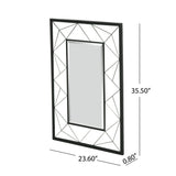Avita Glam Wall Mirror by Christopher Knight Home - Clear - N/A