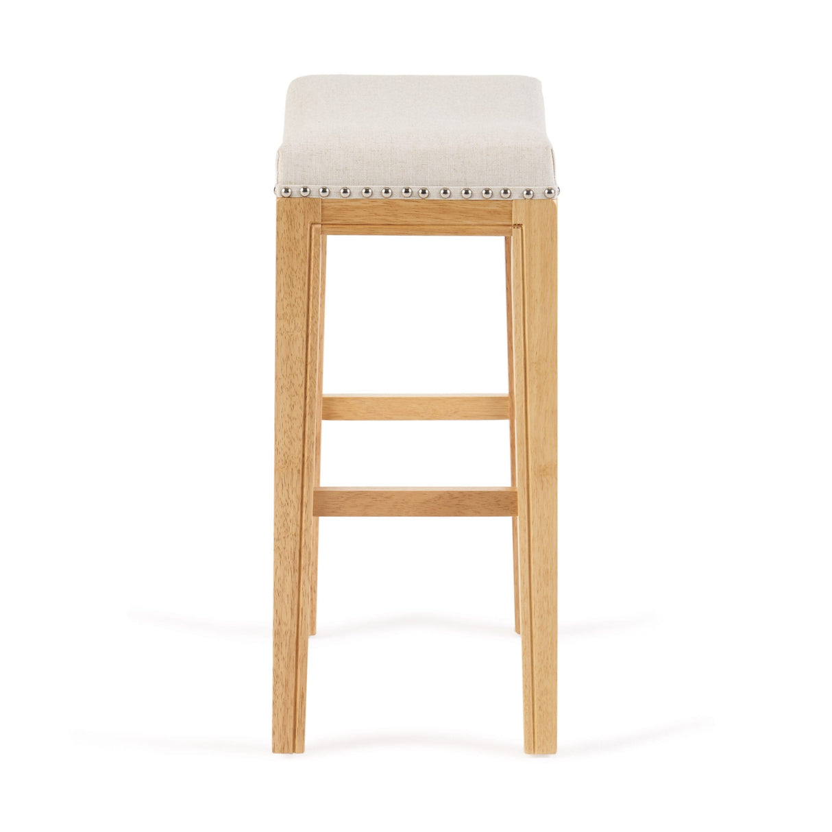 Avondale 26-inch Beige Backless Counter Stool (Set of 2) by Christopher Knight Home - 12.40" D x 18.50" W x 26.20" H