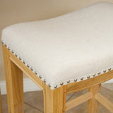 Avondale 30-inch Beige Backless Bar Stool (Set of 2) by Christopher Knight Home