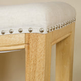 Avondale 30-inch Beige Backless Bar Stool (Set of 2) by Christopher Knight Home
