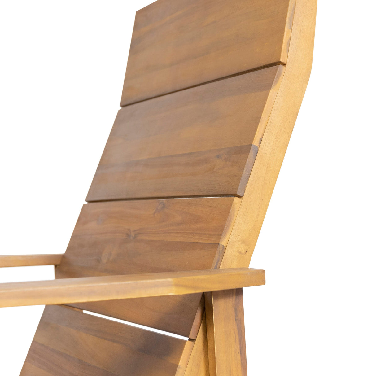 Axson Outdoor Acacia Wood Outdoor Adirondack Rocking Chair by Christopher Knight Home