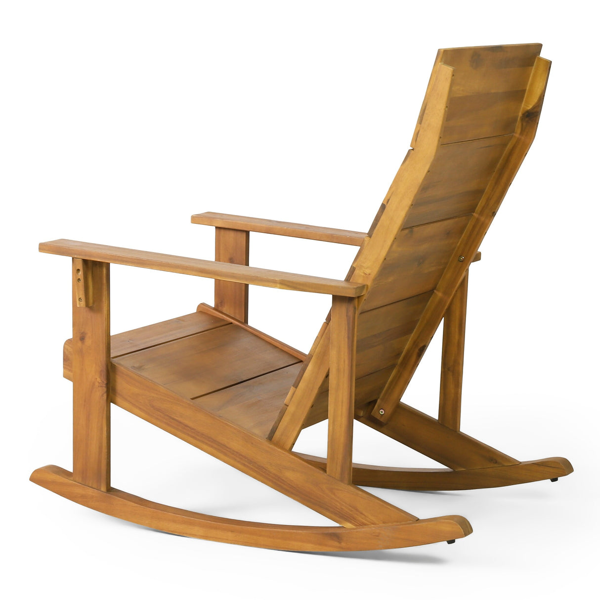 Axson Outdoor Acacia Wood Outdoor Adirondack Rocking Chair by Christopher Knight Home