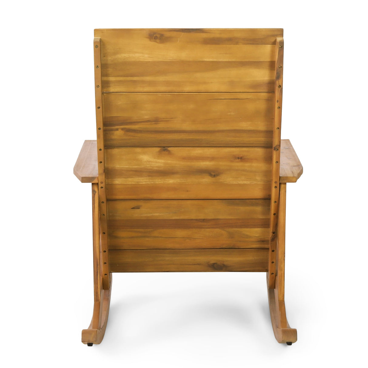 Axson Outdoor Acacia Wood Outdoor Adirondack Rocking Chair by Christopher Knight Home