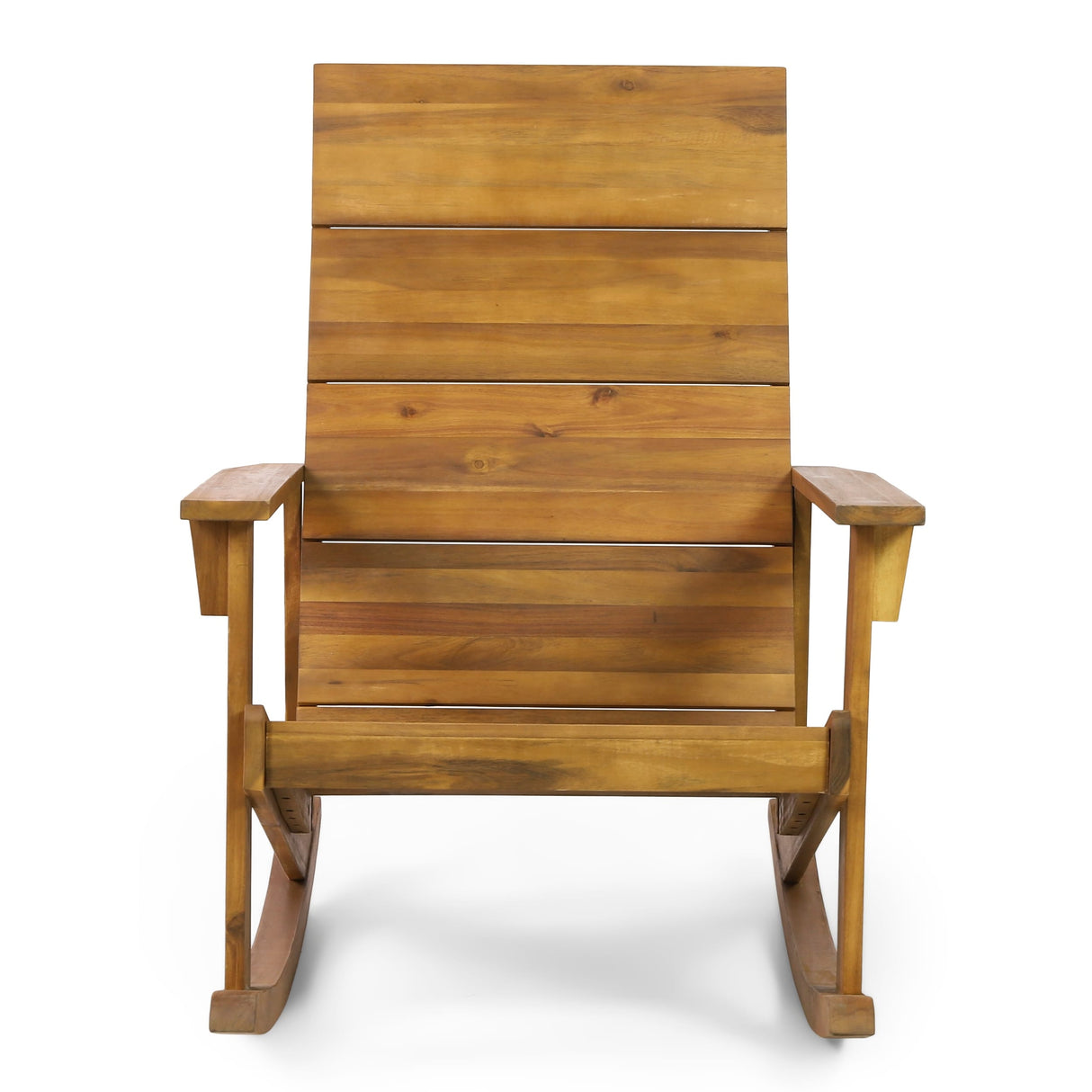 Axson Outdoor Acacia Wood Outdoor Adirondack Rocking Chair by Christopher Knight Home