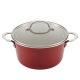 Ayesha Curry Home Collection Porcelain Enamel Nonstick Cookware Pots and Pans Set, 9-Piece