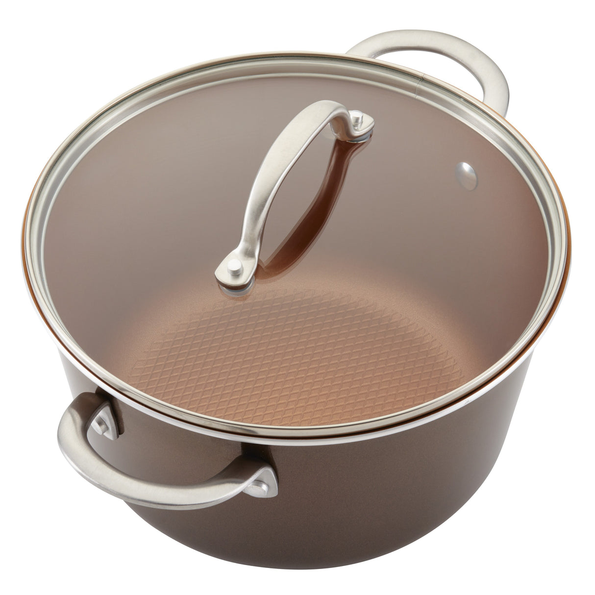 Ayesha Curry Home Collection Porcelain Enamel Nonstick Cookware Pots and Pans Set, 9-Piece