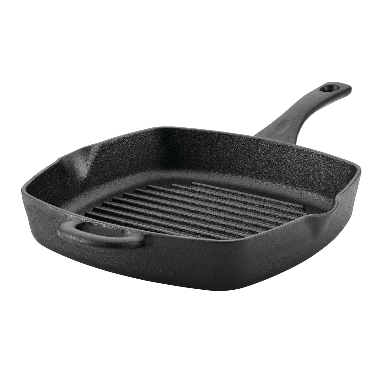 Ayesha Curry Preseasoned Cast Iron Square Grill Pan,10in