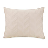 Ayesha Curry Texture Chevron Coverlet Set, Cream