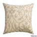 Azure Heritage Faux Linen Feather Filled Throw Pillows (Set of 2)