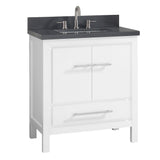 Azzuri Riley 31 in. Bathroom Vanity Set with Quartz Top and Sink