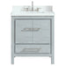 Azzuri Riley 31 in. Bathroom Vanity Set with Quartz Top and Sink