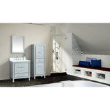 Azzuri Riley 31 in. Bathroom Vanity Set with Quartz Top and Sink