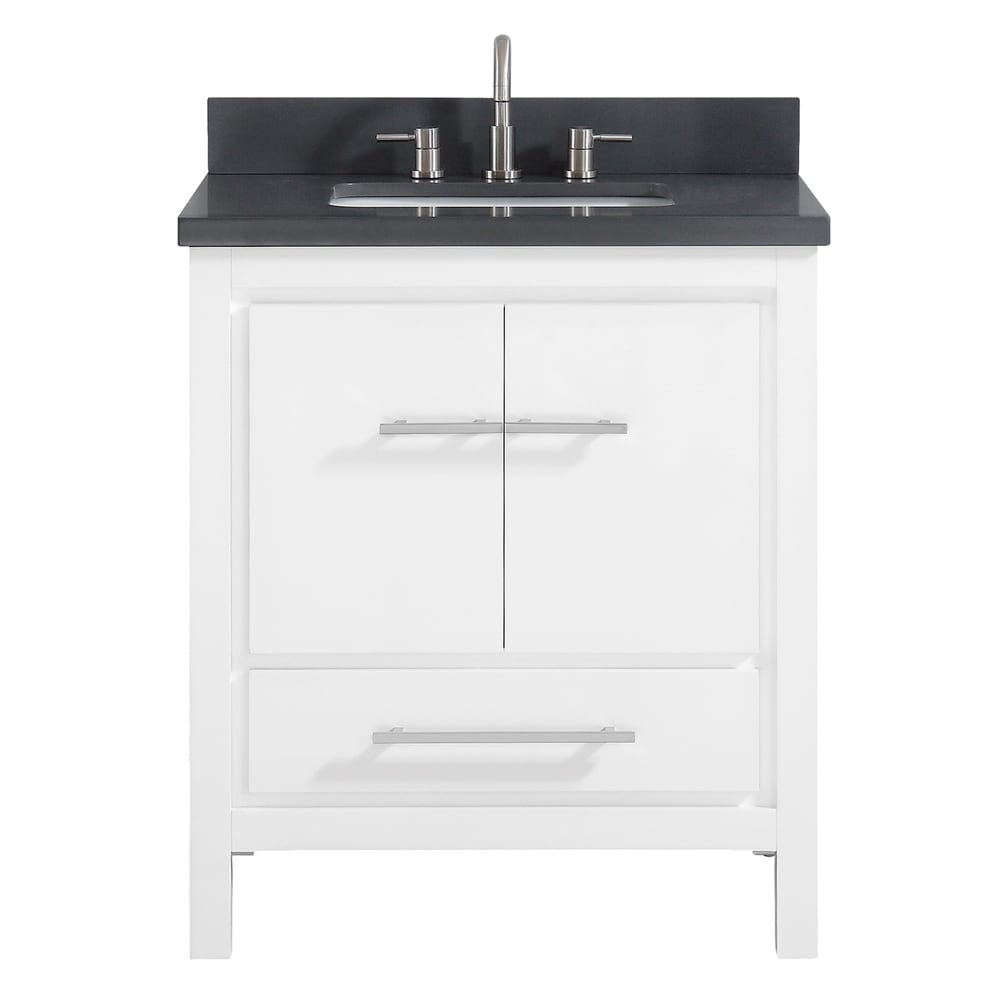 Azzuri Riley 31 in. Bathroom Vanity Set with Quartz Top and Sink