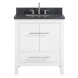 Azzuri Riley 31 in. Bathroom Vanity Set with Quartz Top and Sink