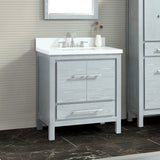 Azzuri Riley 31 in. Bathroom Vanity Set with Quartz Top and Sink
