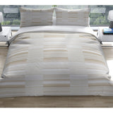 BAUHAUS STRIPE BEIGE SMALL SCALE REPEAT Pillow Case By Kavka Designs - N/A