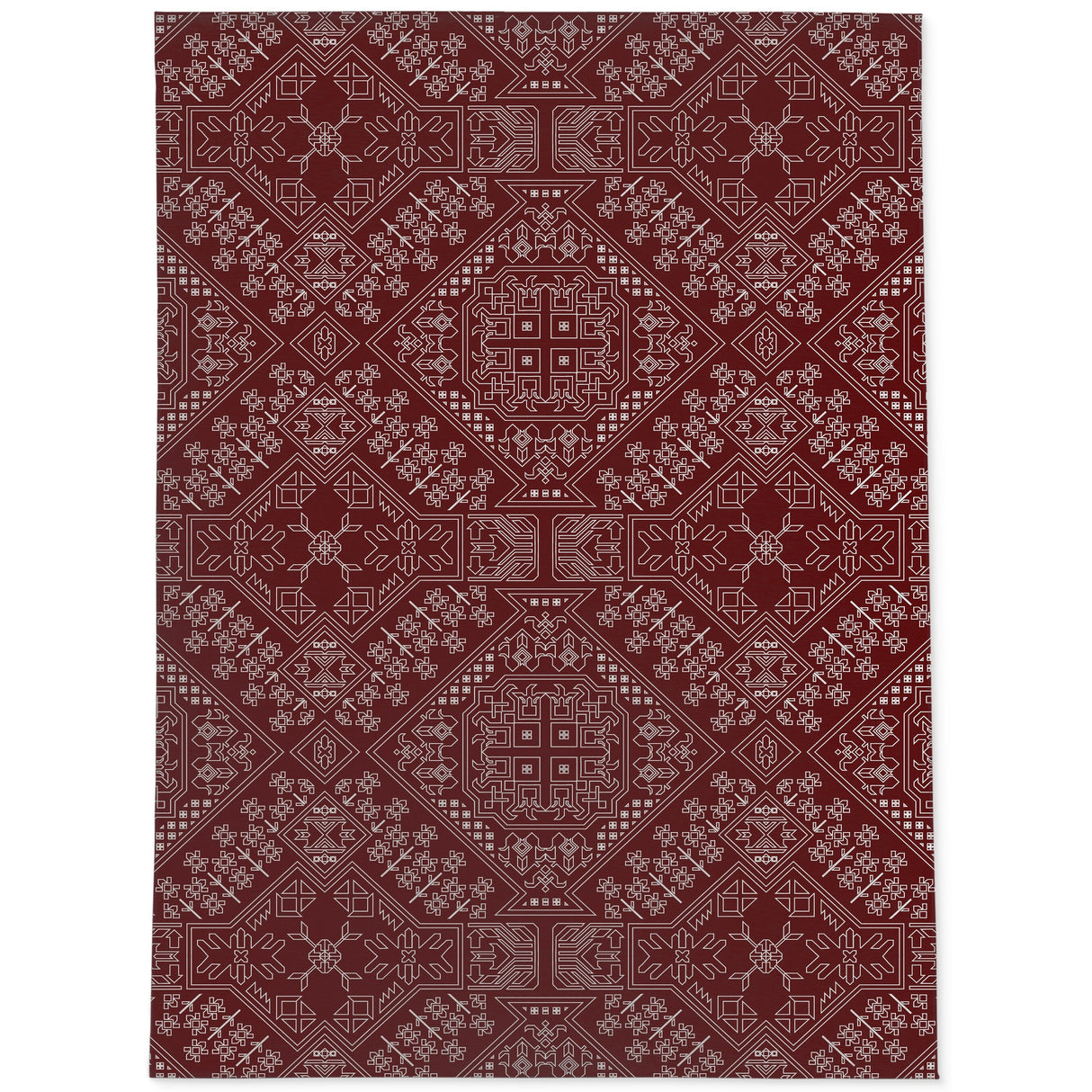BAYBAR BURGUNDY Outdoor Rug By Kavka Designs