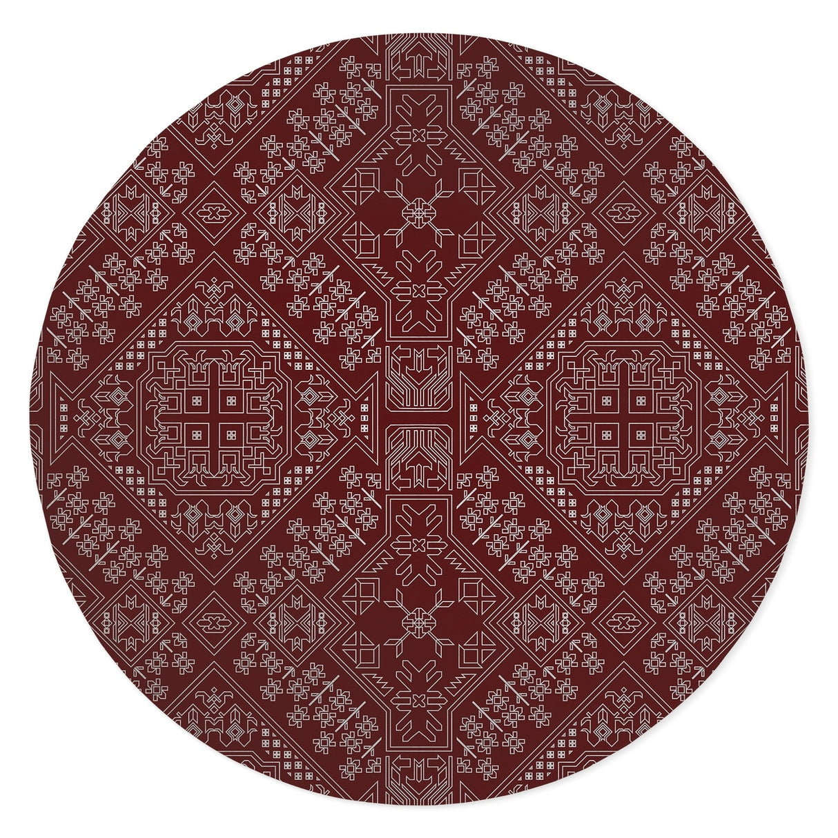 BAYBAR BURGUNDY Outdoor Rug By Kavka Designs