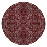 BAYBAR BURGUNDY Outdoor Rug By Kavka Designs