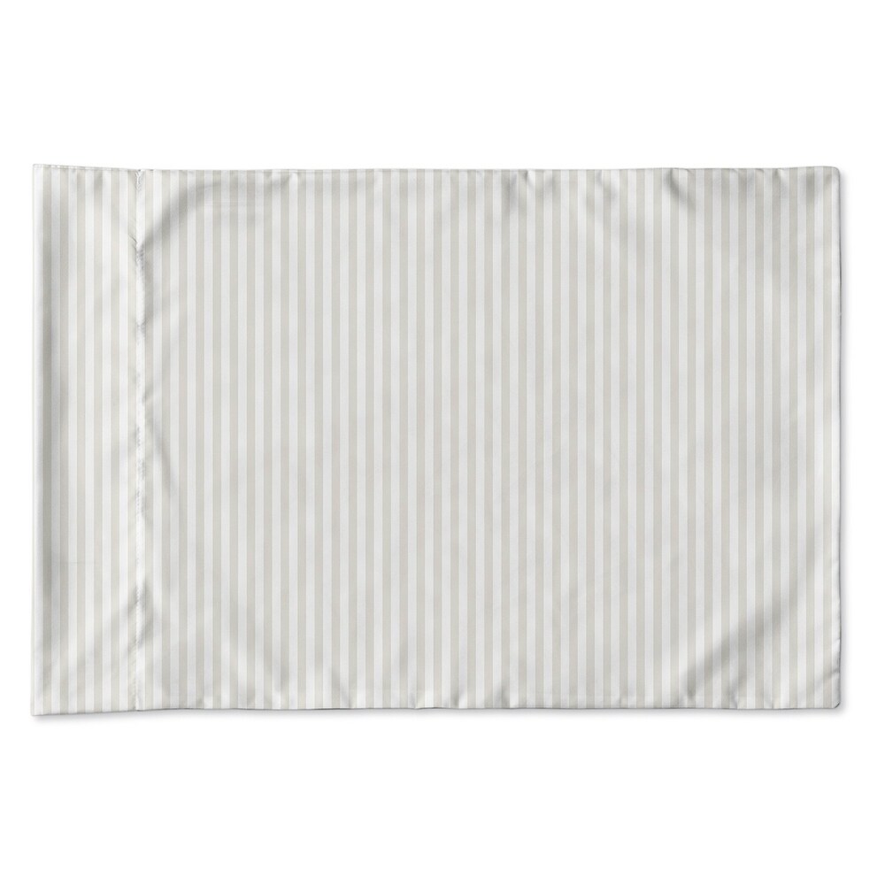 BELMONT STRIPE TAN Pillow Case By Kavka Designs - N/A