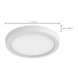 BLINK Pro 11W 7 In LED Fixture 4000K Round Shape White 120/277V