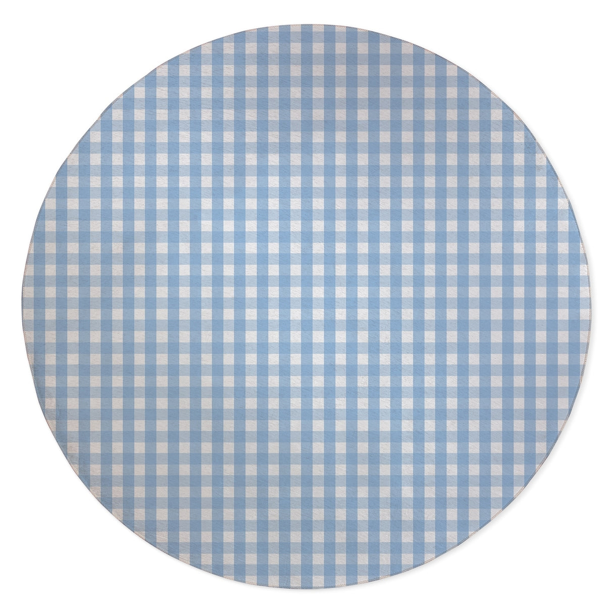BLUE GINGHAM DREAM Area Rug by Kavka Designs
