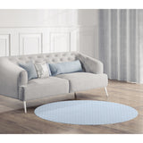 BLUE GINGHAM DREAM Area Rug by Kavka Designs