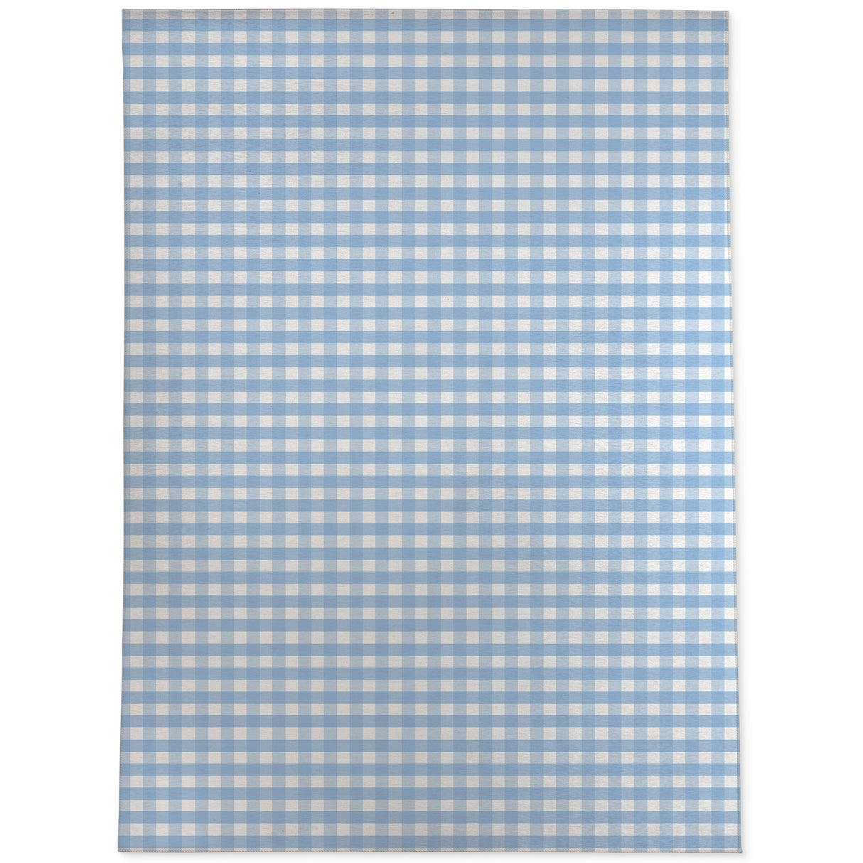 BLUE GINGHAM DREAM Area Rug by Kavka Designs
