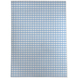 BLUE GINGHAM DREAM Area Rug by Kavka Designs