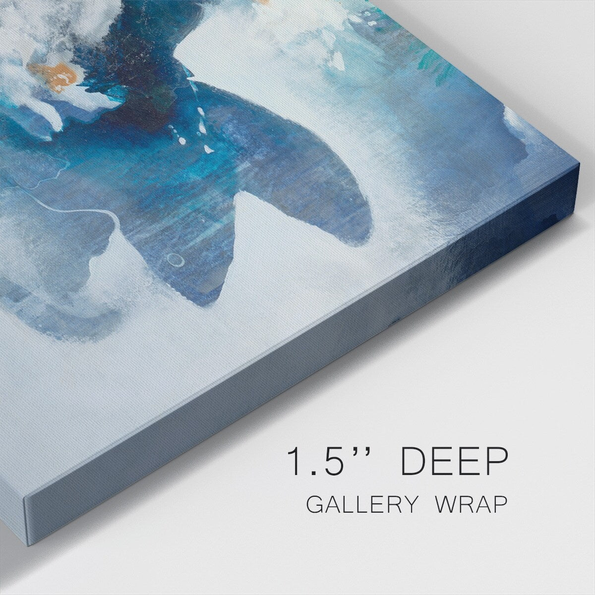 BLUE VELVETEEN III-Gallery Wrapped Canvas