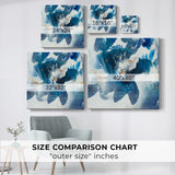 BLUE VELVETEEN III-Gallery Wrapped Canvas