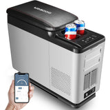 BODEGA 12 Volt Refrigerator,16 Quart (15L) Car Fridge,Portable Refrigerator (5℉-68℉),12/24V DC for Outdoor,Vehicles