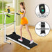 BOSCARE Mini Folding Walking Machine Manual Treadmill Shock-Absorbing