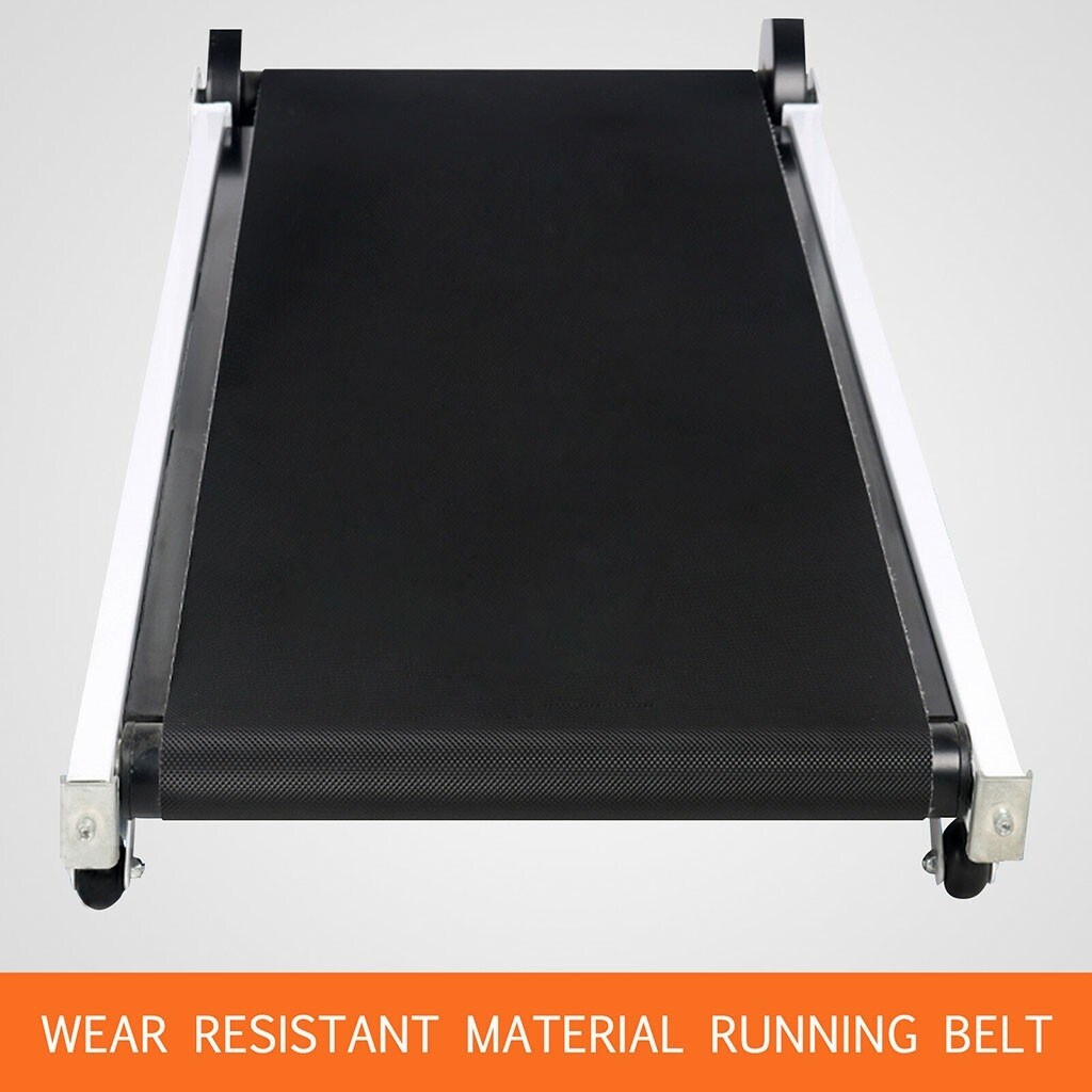 BOSCARE Mini Folding Walking Machine Manual Treadmill Shock-Absorbing